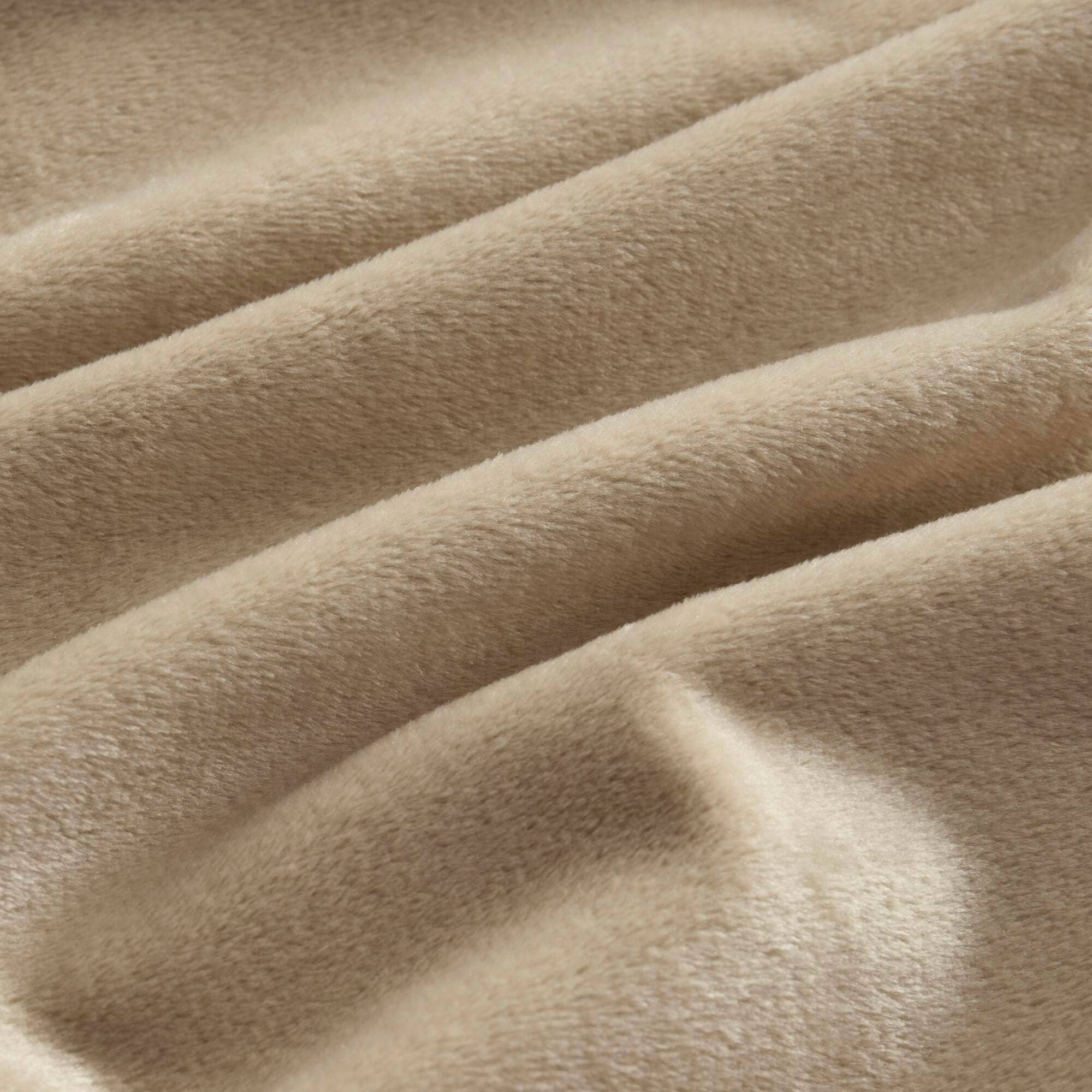 Faux Fur Velvet Throw Blanket