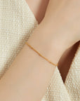 Angelina Dainty Gold Satellite Chain Bracelet