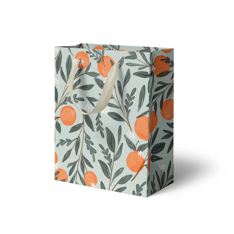 Orange Vines Gift Bag - Cloth + Cabin