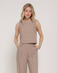 Brylee Linen Look Pants Set