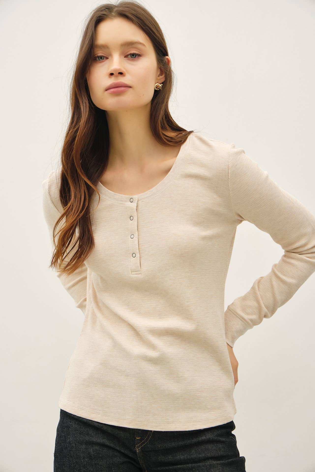 Kirsten Thermal Henley