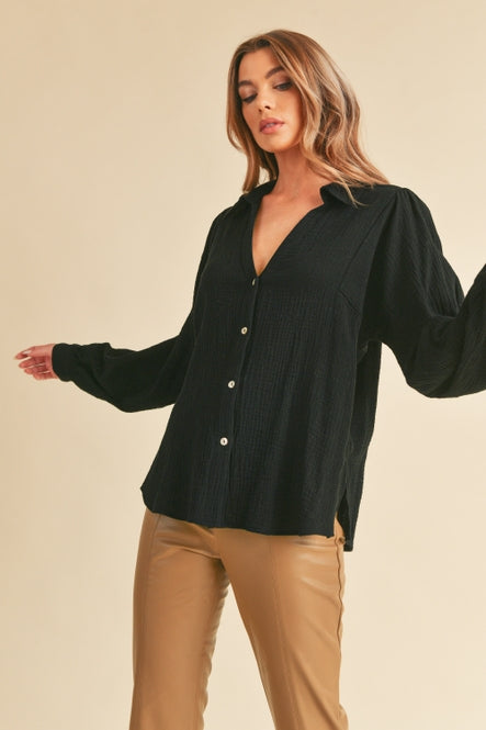 Zola Oversized Button Down