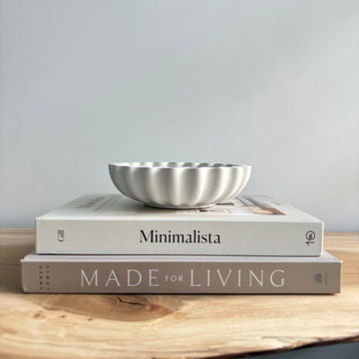 Kyma Concrete Scallop Bowl - Cloth + Cabin
