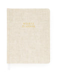 Undated Weekly Planner, Flax