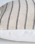 Charles Black Stripe Pillow Cover