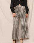 Audrey Plaid Wide Leg Pants