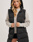 Longline Puffer Vest