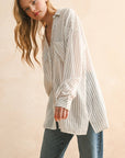 Lyla Striped Button Down Shirts