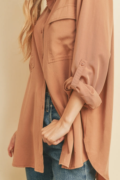 Apricot Oversized Shirt