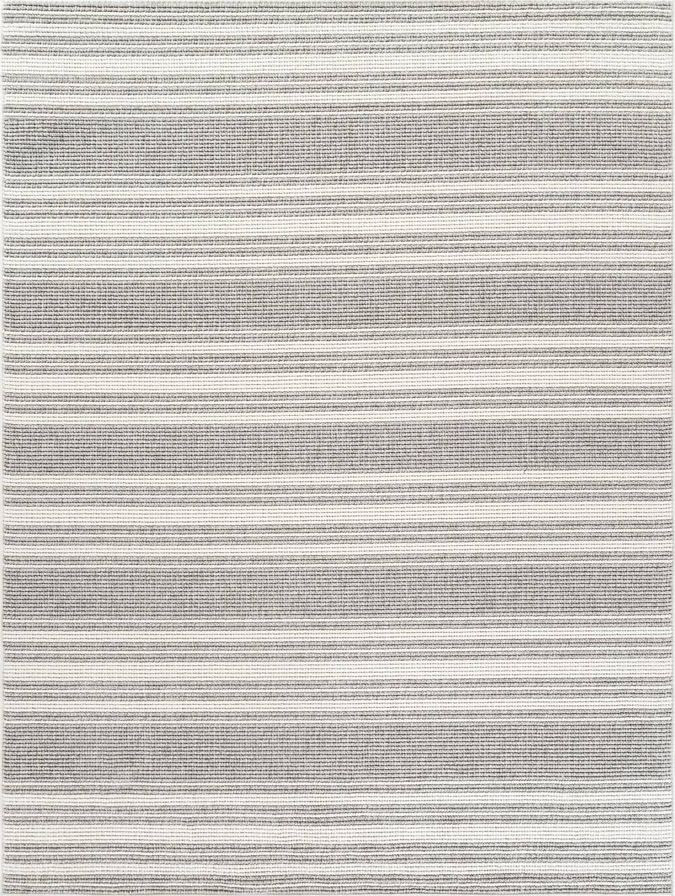 4 X6 Luca Striped Grey Cream Area Rug