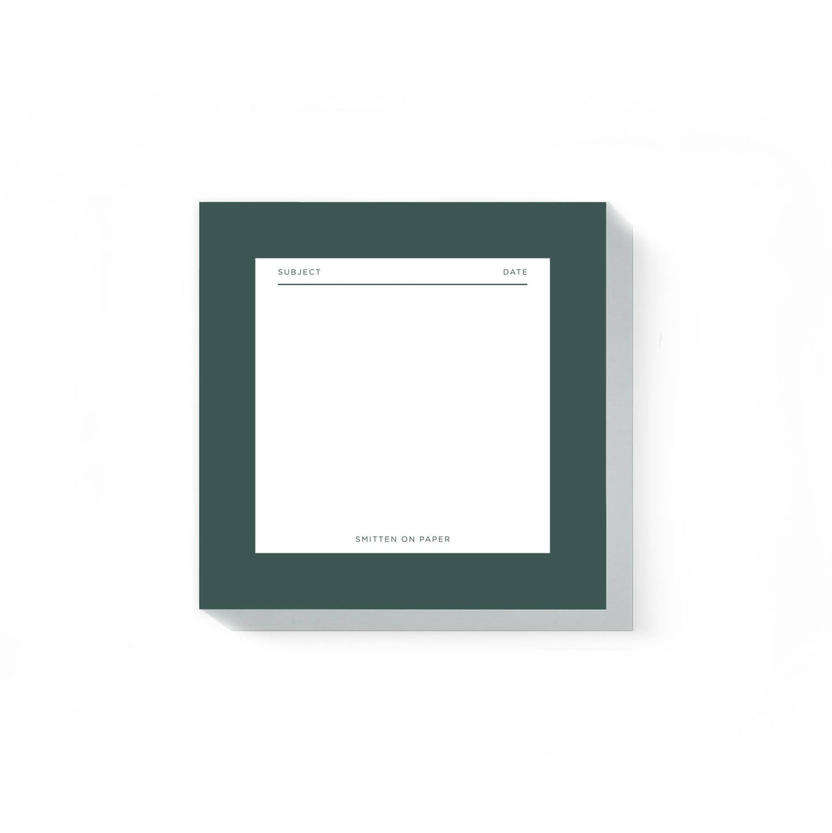 Green Square Chunky Notepad