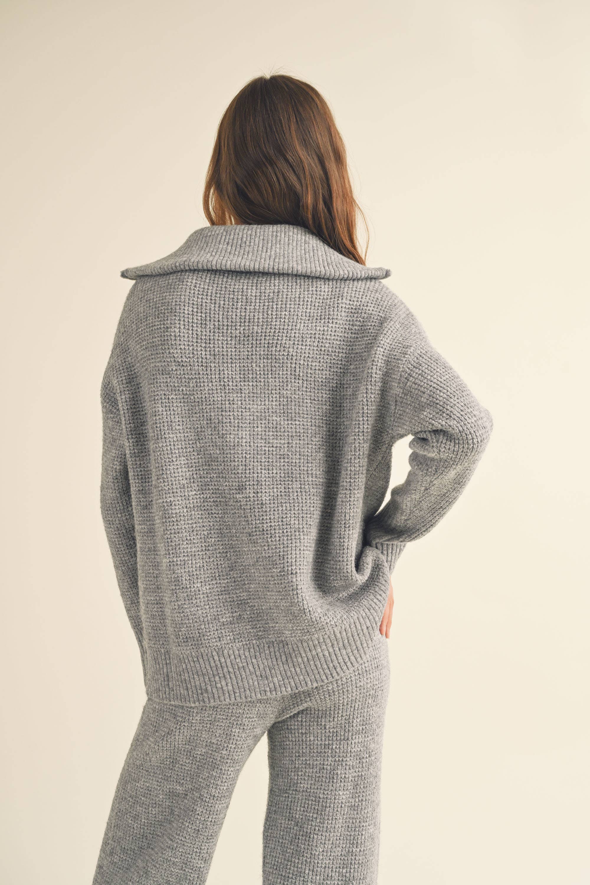 Jazlene Half Zip Sweater