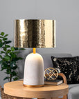 Monroe 25" Concrete & Iron Table Lamp