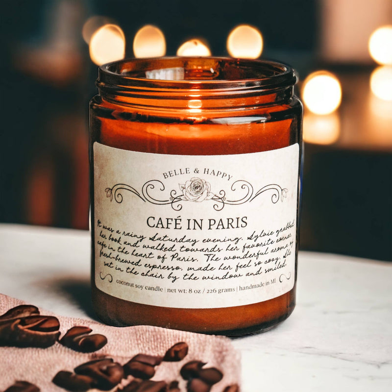 Café in Paris Coconut Soy Candle 8oz