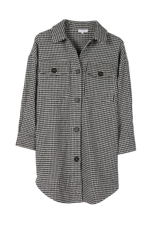 Hannah Houndstooth Jacket