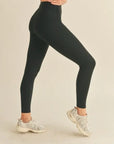 Black Aligned Performance High-Rise Leggings