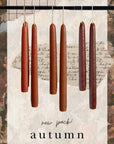 Taper Candles – Autumn