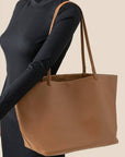 Soft Solid Color Tote Bag