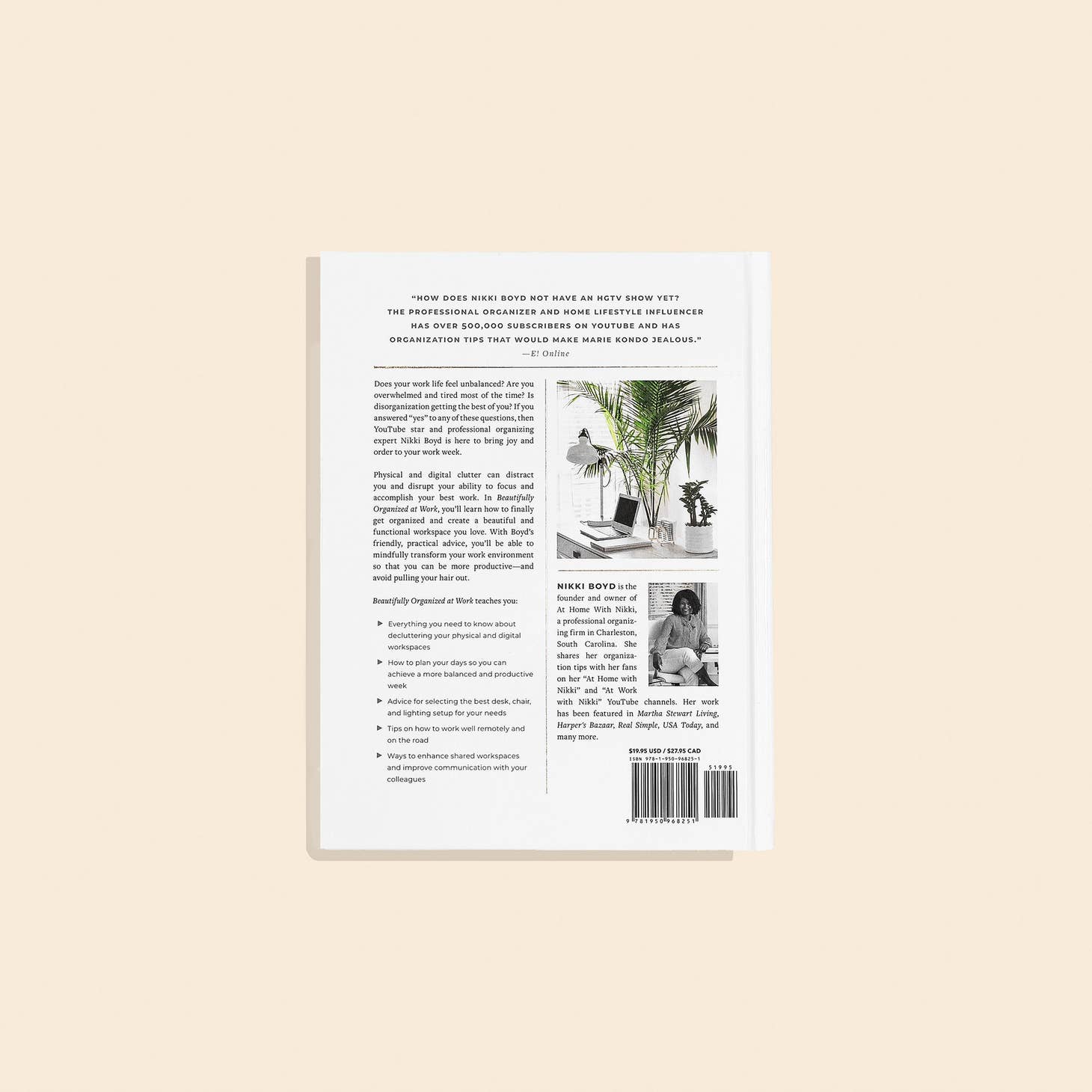 Beautifully Organized at Work Hardcover Book – Cloth + Cabin