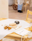 Wooden bakery playset