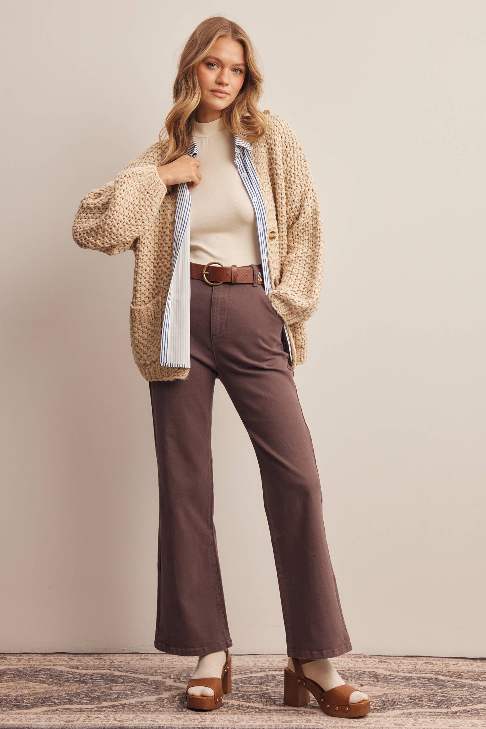 Aliza Handmade Chunky Knit Cardigan
