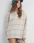 April Striped Sweater