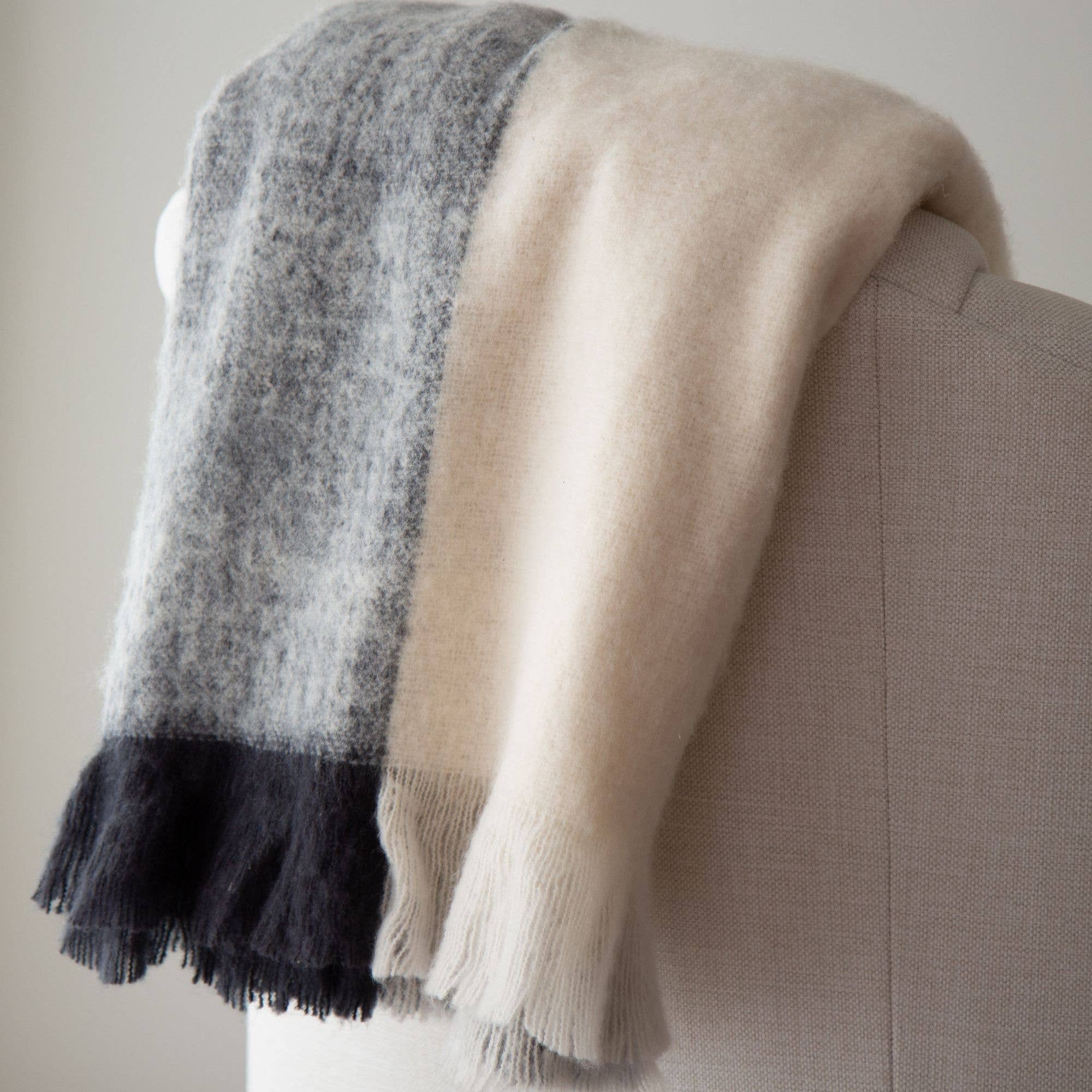 Calla Faux Mohair Throw