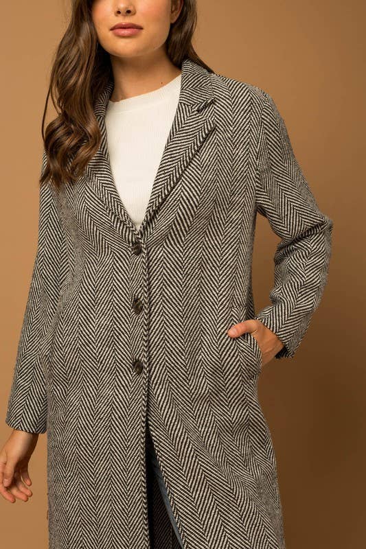 Gilli Herringbone Coat