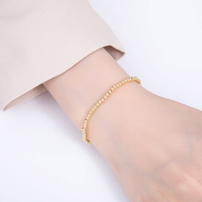 3mm Minimalist Round Ball Stretch Bracelet