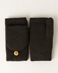 Knit Convertible Fingerless Mittens Gloves