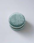 Round Velvet Jewelry Box Case - Cloth + Cabin
