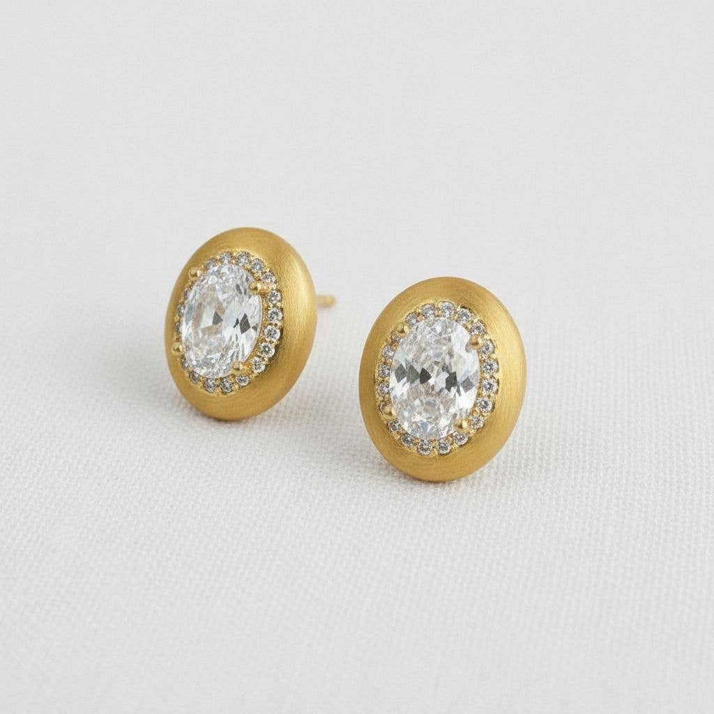 Chic Vintage-Style Geometric Drop Earrings