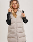 Longline Puffer Vest