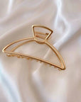 Faith Half Moon Gold Hair Clip