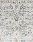 Georgiana Beige & Blue Area Rug