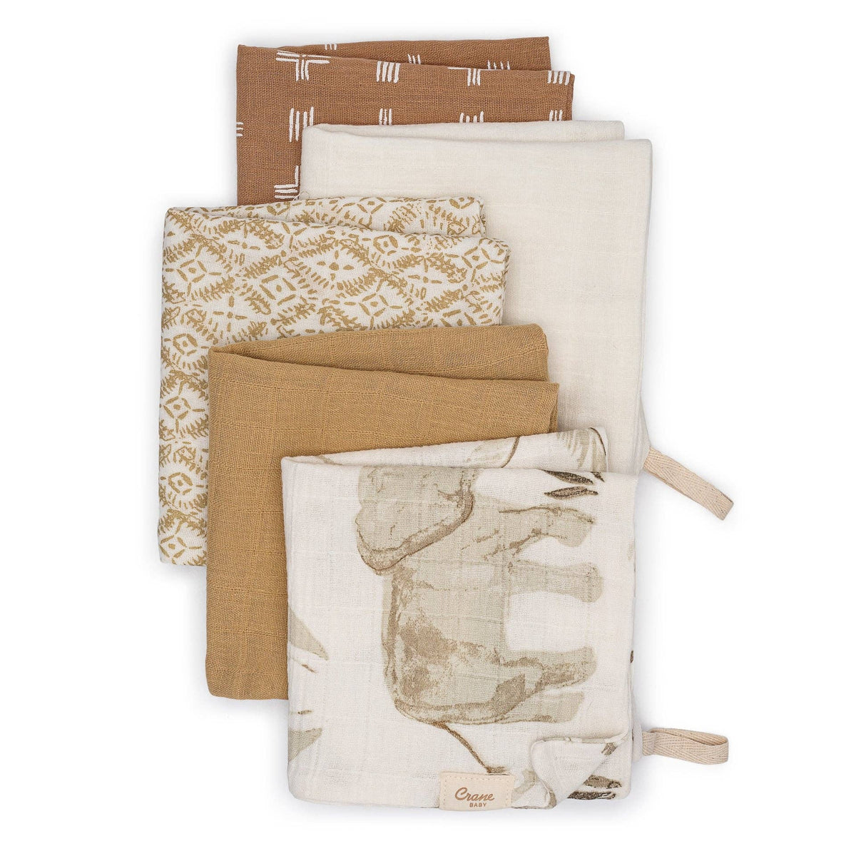 Kendi 5-pc. Wash Cloths - Cloth + Cabin