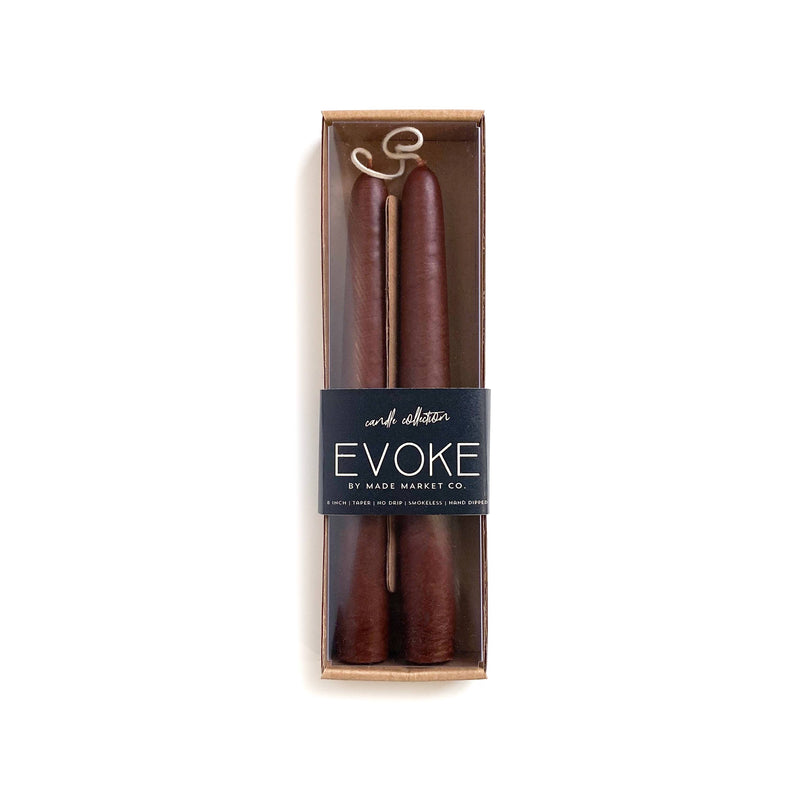 Tapered Candles - Umber - Cloth + Cabin