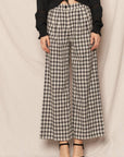 Audrey Plaid Wide Leg Pants