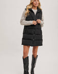 Longline Puffer Vest