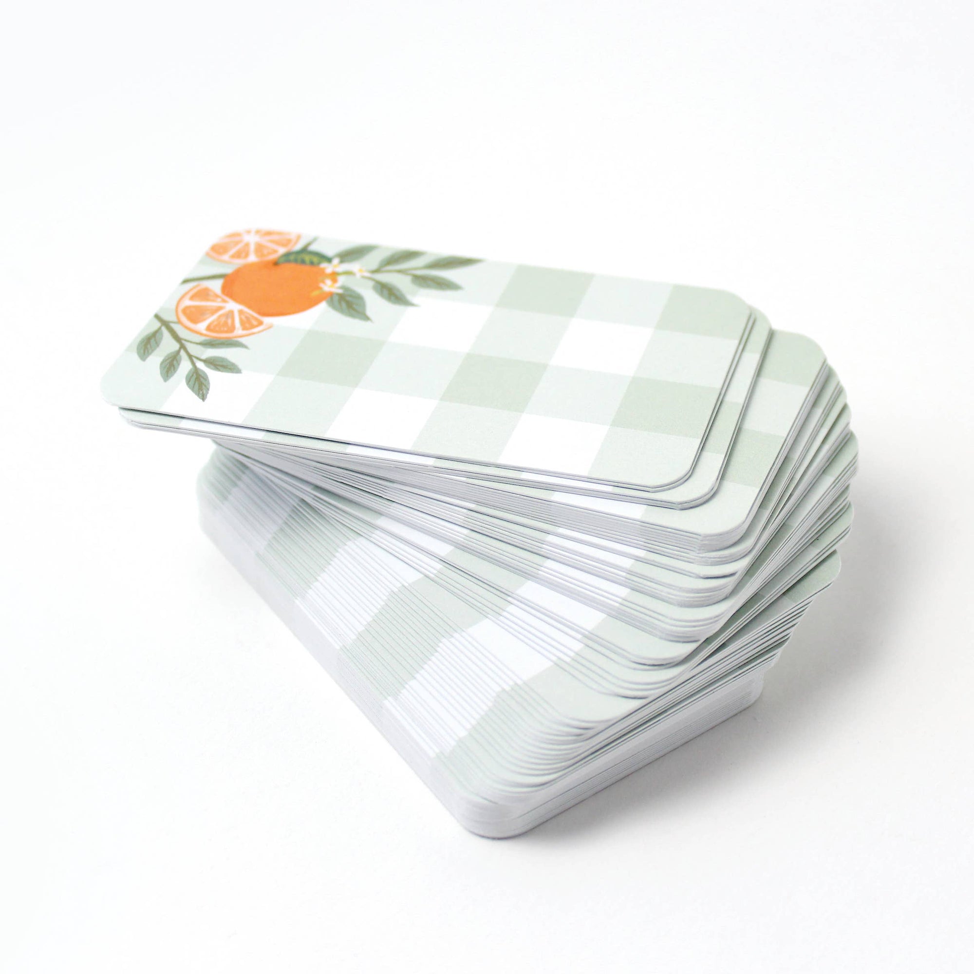 Orange Gingham Pocket Notes™ - Cloth + Cabin