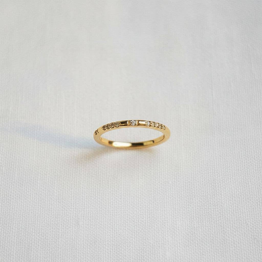 Vintage-Inspired Geometric Ring - Cloth + Cabin