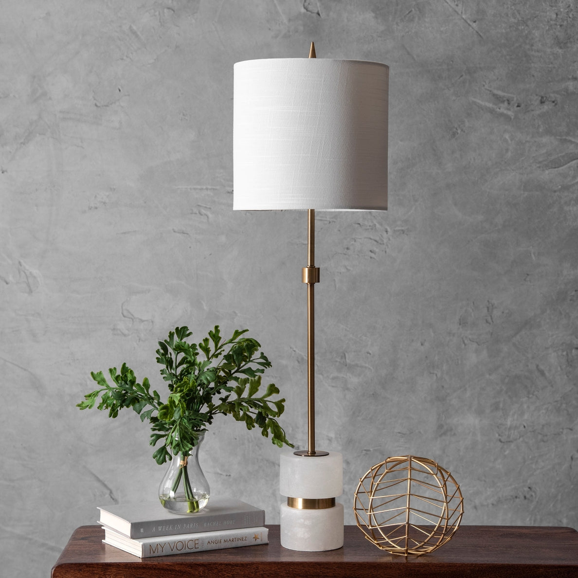 Charlotte 31&quot; Marble Table Lamp