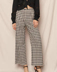 Audrey Plaid Wide Leg Pants