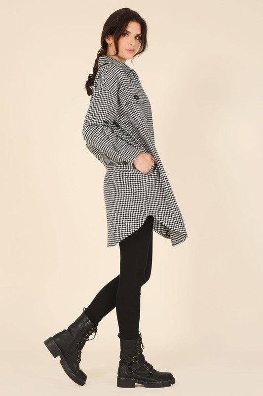 Hannah Houndstooth Jacket