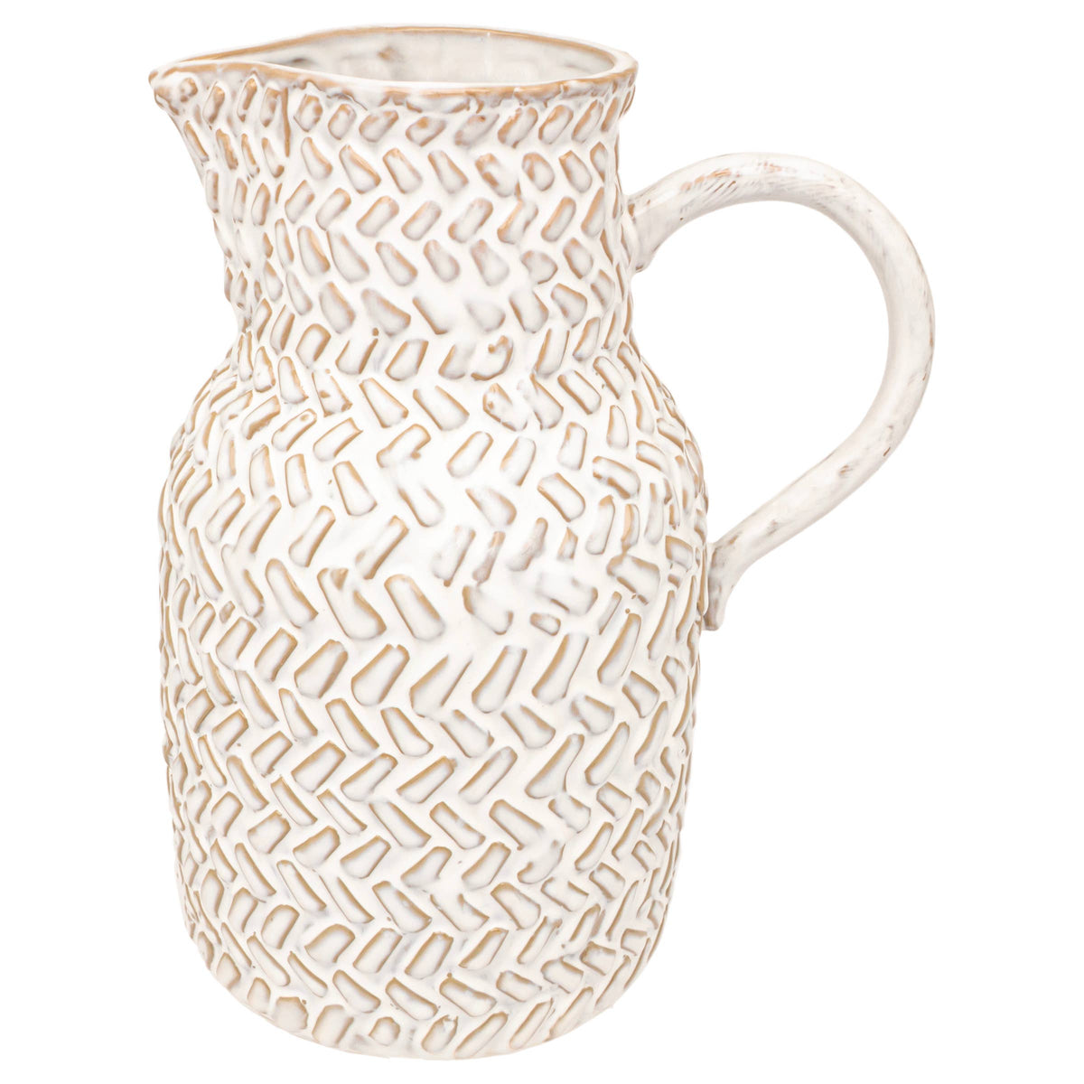 Textured Stoneware Stoneware Pitcher 9.5 Cups