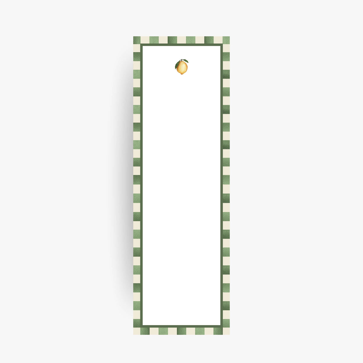Lemon Watercolor Skinny Notepad - Cloth + Cabin