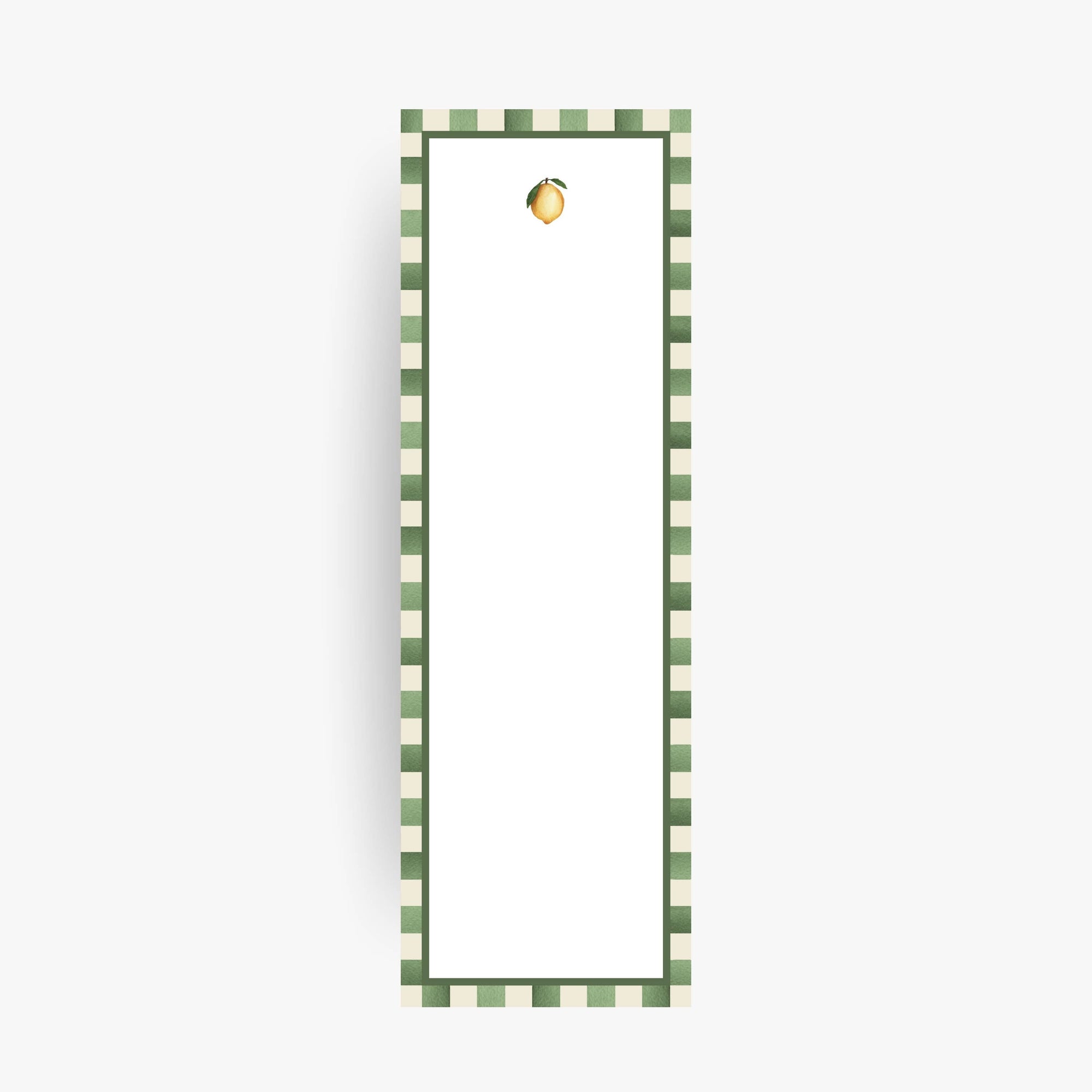 Lemon Watercolor Skinny Notepad - Cloth + Cabin