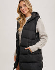 Longline Puffer Vest