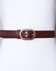 Oval Buckle Belt