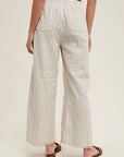 Perrin Striped Wide Leg Pants